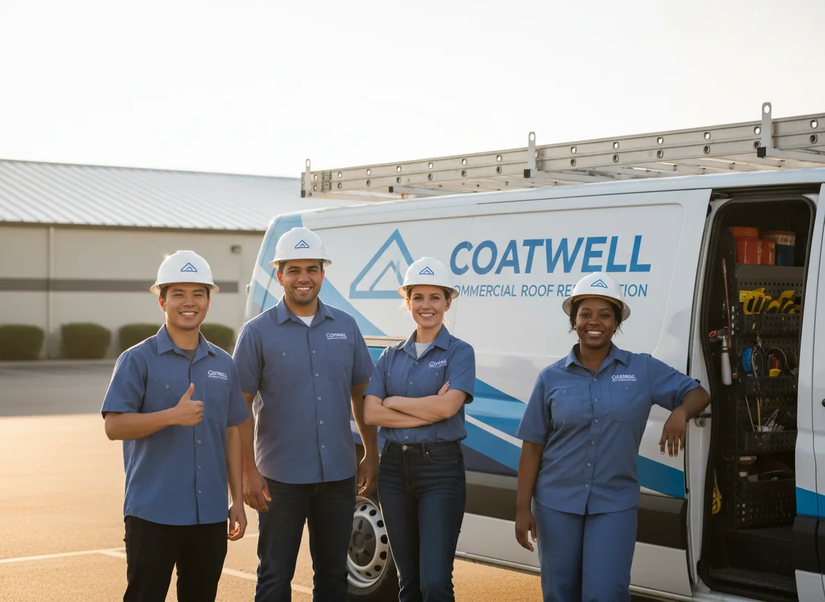 Commercial roof coating company in Wayne, ME